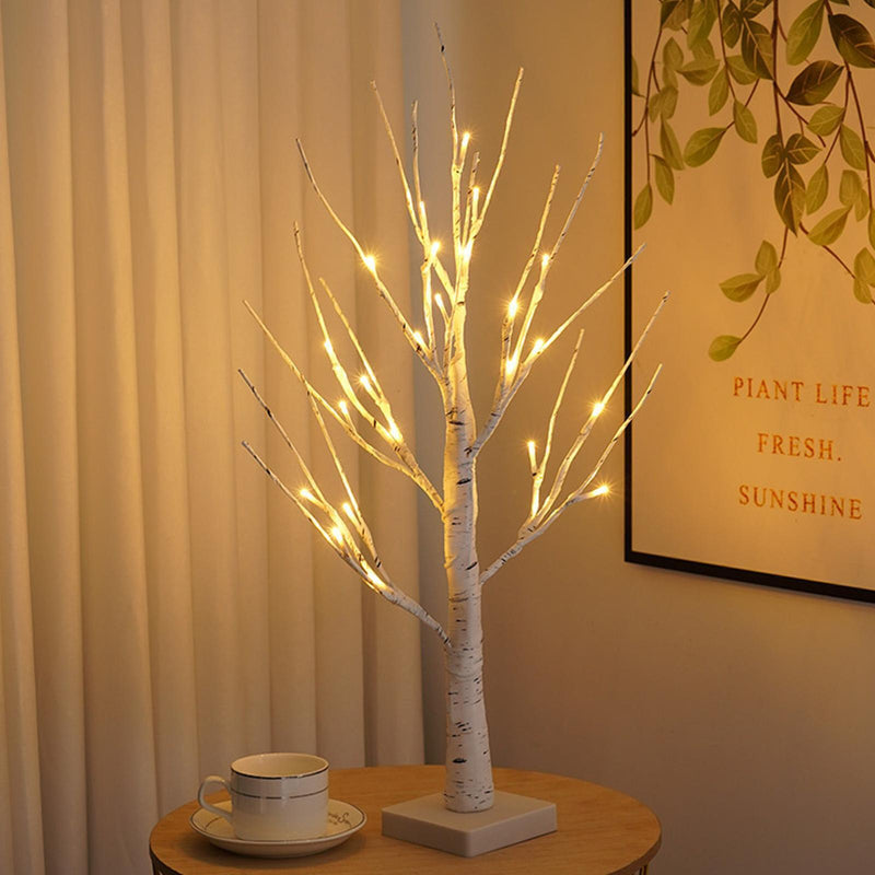 60CM LED Twig Birch Table Tree Light up Branch Lights Desktop Dinner Lamp Warm