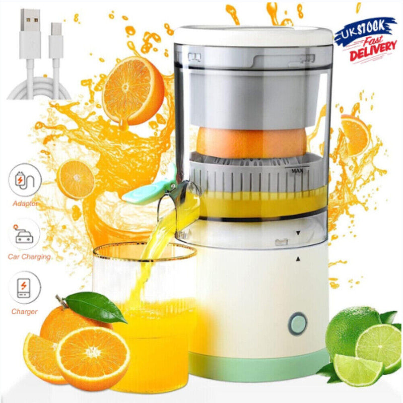 Electric Citrus Juicer Juice Squeezer Portable Press Machine Fruit Extractor UK